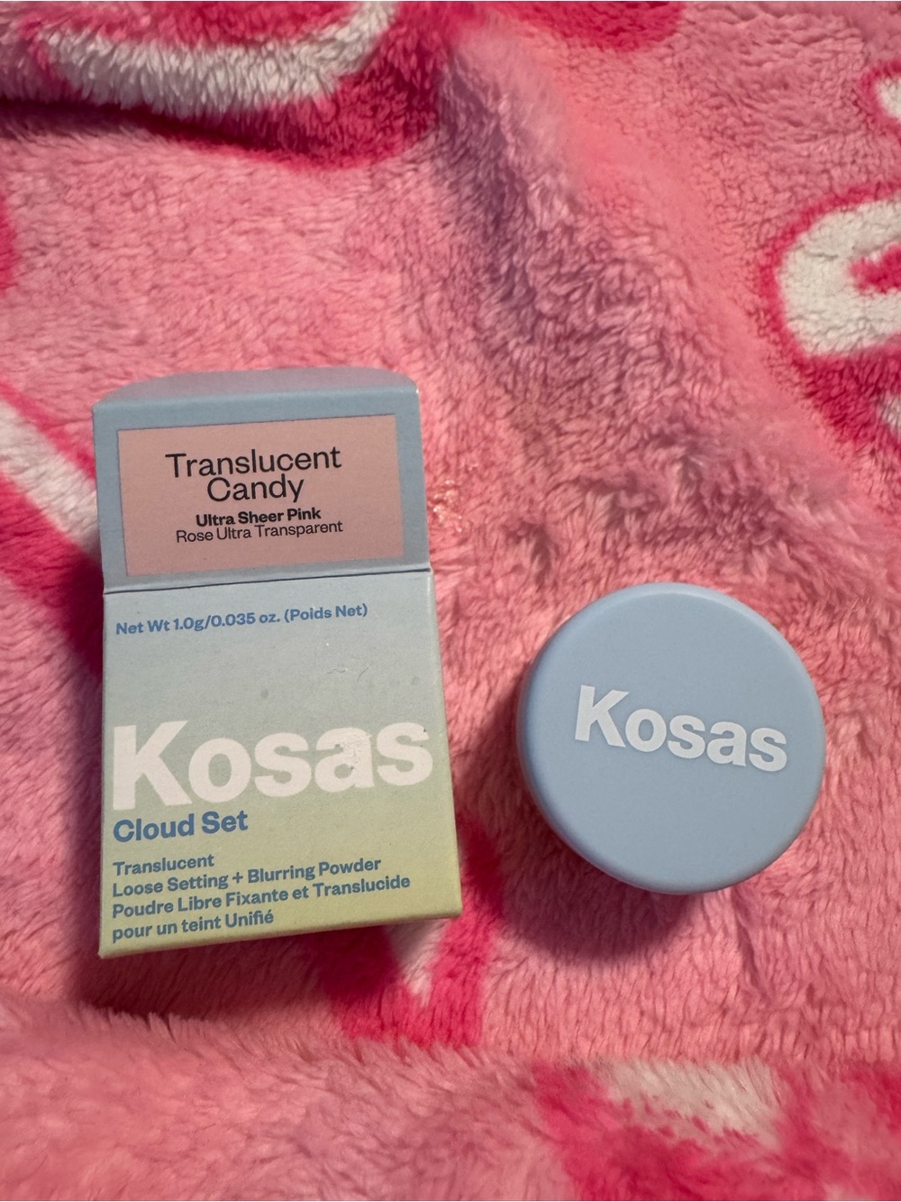 Kosas Cloud Set Translucent Candy Ultra Sheer Pink 1.0g New In Box